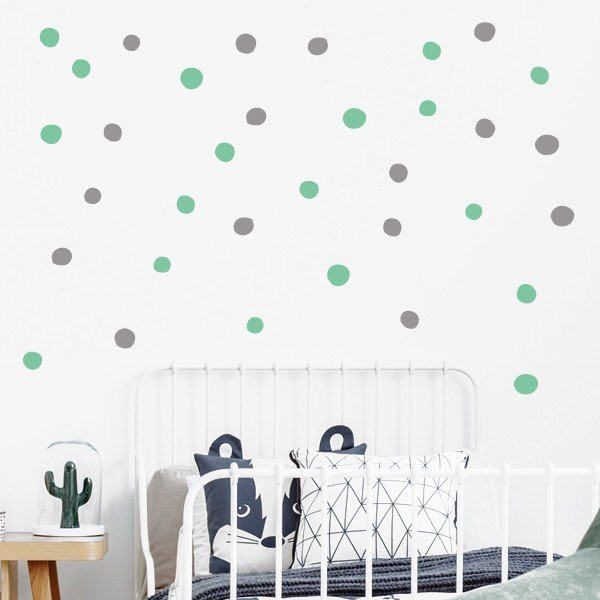 Confettis irréguliers. 3 Couleurs au choix - Sticker décoratif