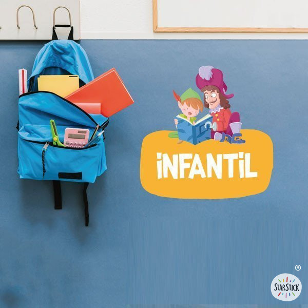 Decoració d'aula - Cartells personalitzables - Peter Pan i Garfio