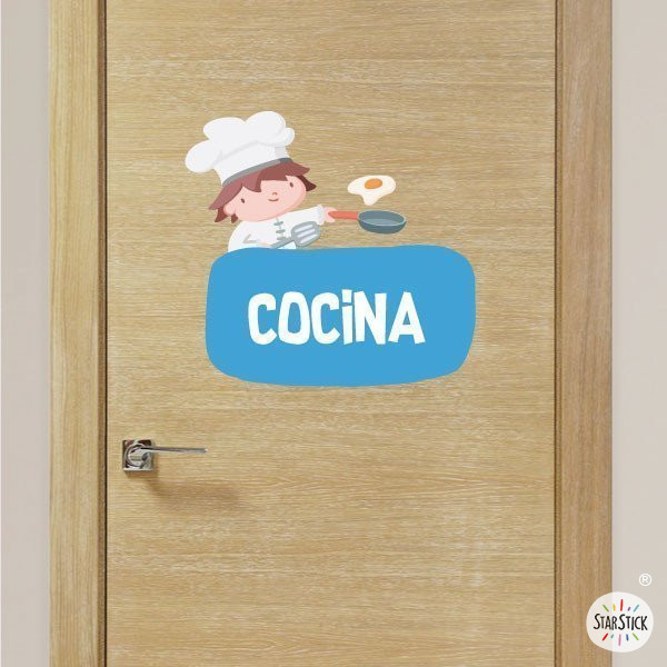 Cartell personalitzable per a escoles - Cuiner