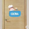 Cartell personalitzable per a escoles - Cuiner
