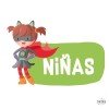 Decoració d'aula - Cartells personalitzables - Superheroïna