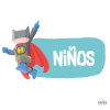 Decoració d'aula - Cartells personalitzables - Superheroi batboy