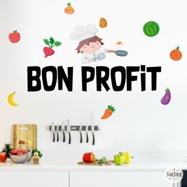 Bon appétit - Stickers pour...