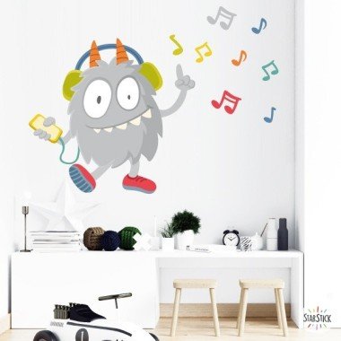 Music Monster - Children's wall sticker