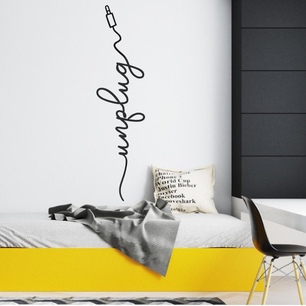 Vinils decoratius per a parets | unplug | decoració de la llar