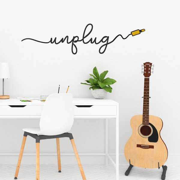 Unplug - Wall stickers