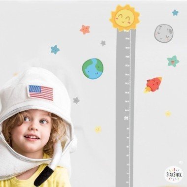 Children's space - Solar system - Meter vinyl