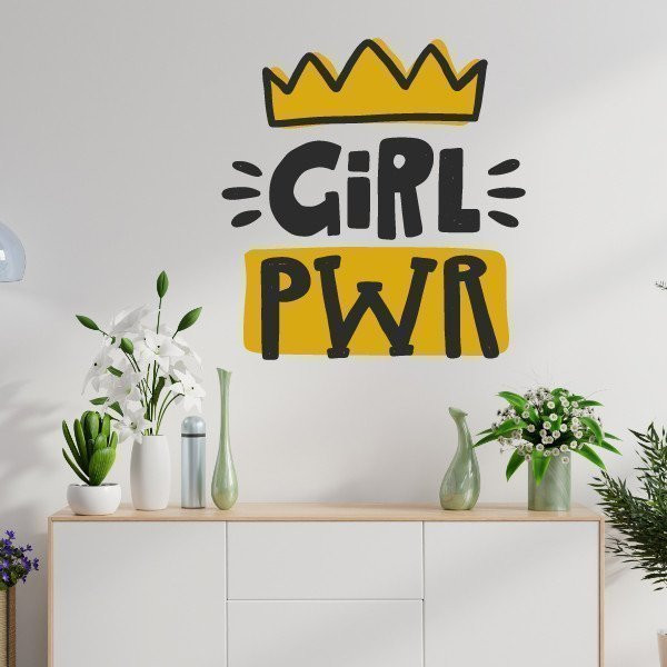 Girl power - Wall stickers - Decoration for girls