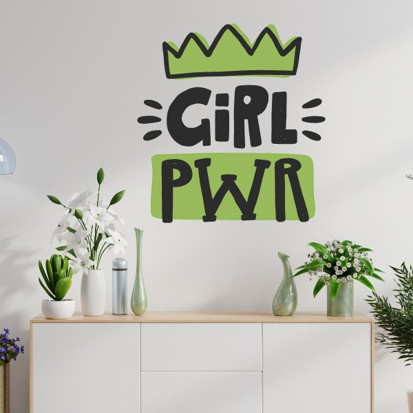 Girl power - Wall stickers - Decoration for girls