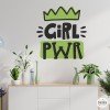 Girl power - Wall stickers - Decoration for girls