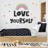 Love yourself - Wall stickers for girls and teenagers