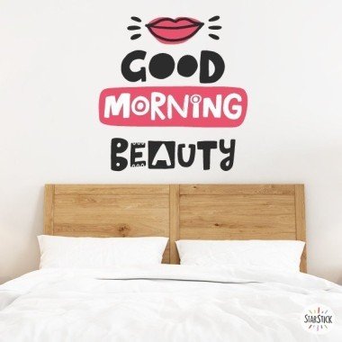 Good morning beauty - Vinils adhesius de paret