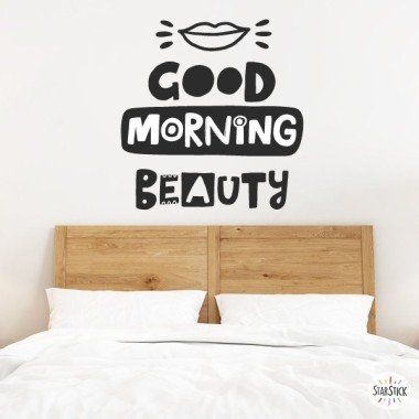 Good morning beauty - Vinils adhesius de paret