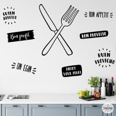 Knife and fork - Decorative...