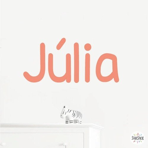 Vinilo infantil y juvenil personalizado con nombre | Modelo Play