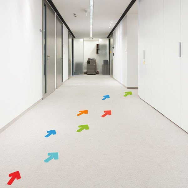 Arrows for signage - Adhesive signage decals