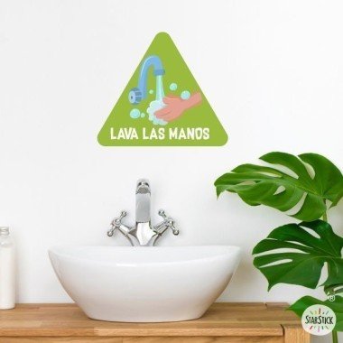 Lavez-vous les mains - Covid 19 - Vinyles adhésifs de signalisation