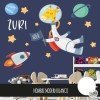 Vinil per a nadó - Girafa astronauta - Decoració infantil original