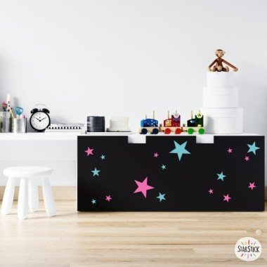 stars. 2 colors to choose from - Washable multipurpose vinyl