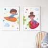 Làmines decoratives - Nens amb fruites i verdures - Decoració menjadors escolars
