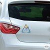 triangle adhesiu de Nadó a Bord Príncep a bord – Adhesiu per a cotxe