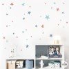 Stickers décoratifs avec étoiles - 85 Etoiles 3 Couleurs au choix - Décoration murale chambre enfant
