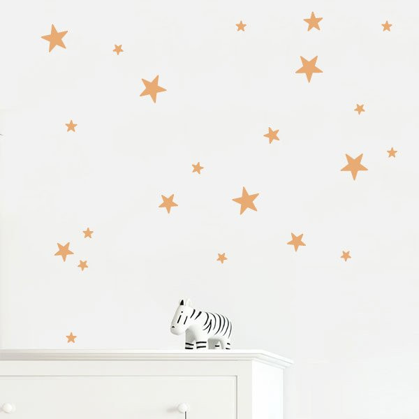 30 Estrelles de vinil. Color a escollir - Vinils decoratius