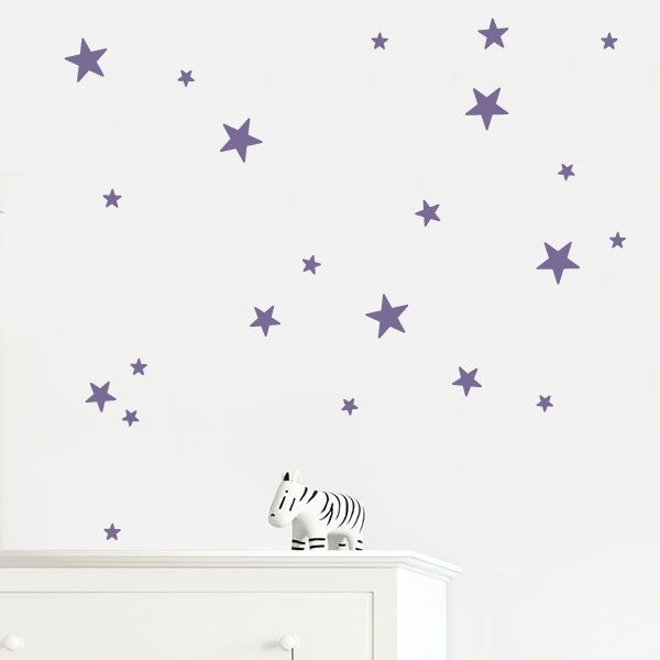30 Estrelles de vinil. Color a escollir - Vinils decoratius