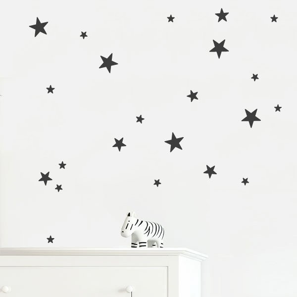30 Estrelles de vinil. Color a escollir - Vinils decoratius