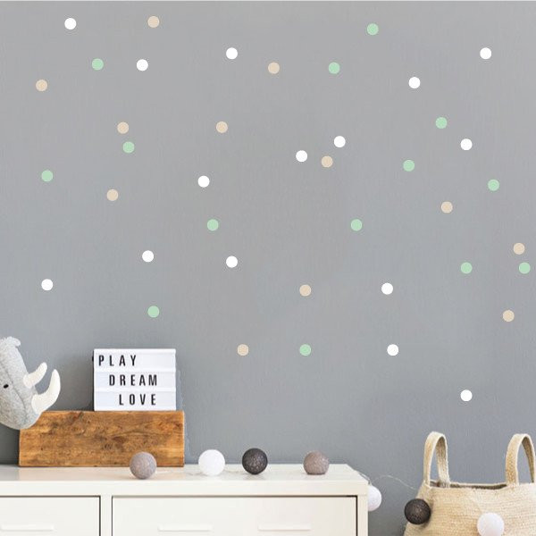 Vinilo decorativo Mini Confeti - 3 colores a elegir | Deco infantil