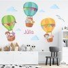 Vinilo infantil personalizado con nombre, ideal para decorar habitaciones de bebés y niños.