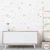 Tatto étoiles couleur au choix - Sticker mural décoratif