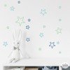 Tatto étoiles couleur au choix - Sticker mural décoratif