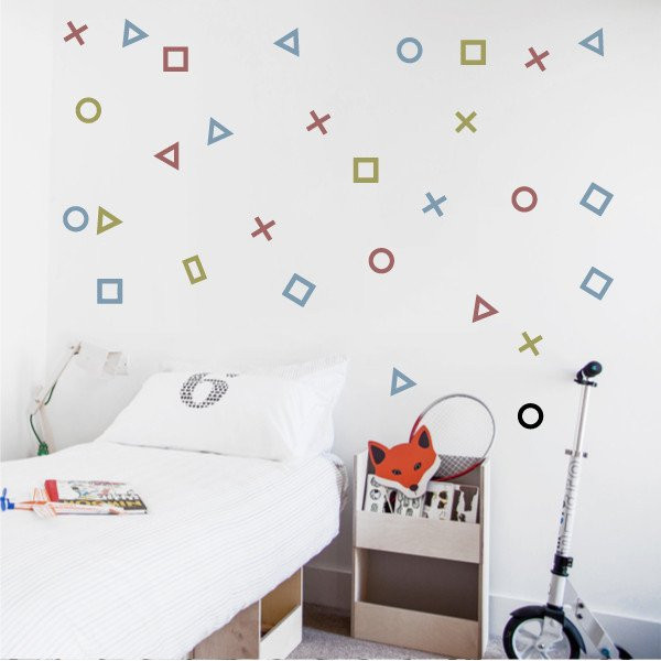 Video game sticker Gamer Shapes