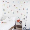 Sticker jeux vidéo Formes Gamer - 3 couleurs au choix