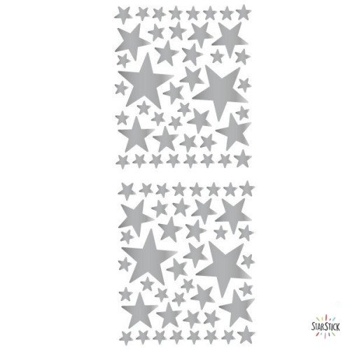 85 Estrelles Platejades - Vinil estrelles decoratives