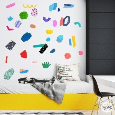 Color Art - Teenage youth wall stickers