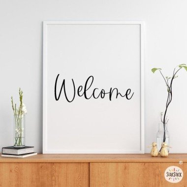 Welcome - Wall art print