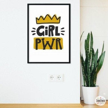 Girl power - Wall art print