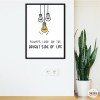 Choose language! Decorative sheet - Always look on the bright side of life
