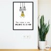 Choose language! Decorative sheet - Always look on the bright side of life