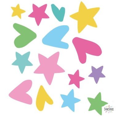 Extra Pack - Stars and unicorn hearts