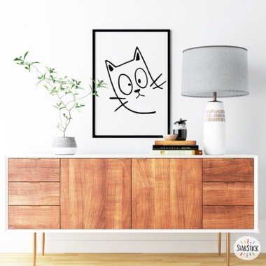 Wall Art Print - The Naughty Cat