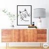 Tableau mural - Le chat coquin
