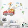 Sticker muraux enfants - Tout terrain avec animaux