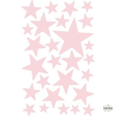 30 étoiles de vinyle. Couleur à choisir - Sticker décoratif Stickers étoiles 30 étoiles
Taille des étoiles: de 2,5 à 10 cm de large chacune vinilos infantiles y bebé Starstick