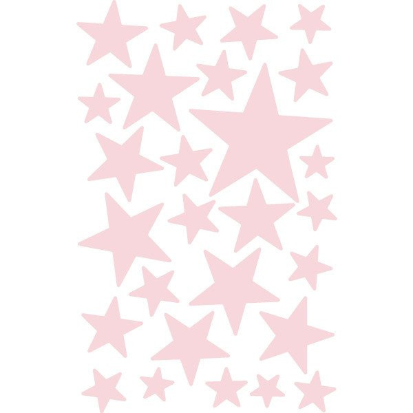 30 Estrelles de vinil. Color a escollir - Vinils decoratius