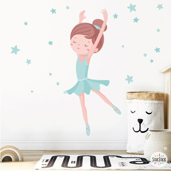 Vinilos De Pared De Bailarinas Ballet Niñas Animales