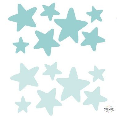 Extra Pack - Estrellas bailarina Mini Packs Extrapack de 14 estrellas de entre 4 y 8 cm de ancho.
Tamaño de la lámina: 25x25 cm
 vinilos infantiles y bebé Starstick
