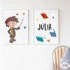 2 Cuadros decorativos personalizables - El mago Harry